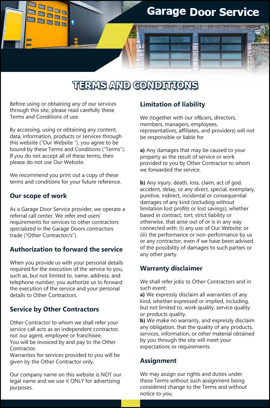 Garage Door And Opener Repairs Chevy Chase, MD 301-327-1061